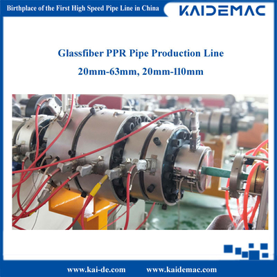 Maschine zur Herstellung von Glasfaserverstärkten PPR-Rohren/Produktionslinie für PPR-Rohren/Rohrextruder 30 m/Min