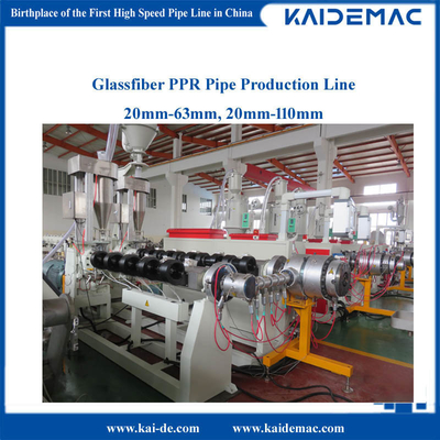 Hochgeschwindigkeits-PPR-GF-PPR-Glasfaser-Rohr-Extrudermaschine 20-110 mm