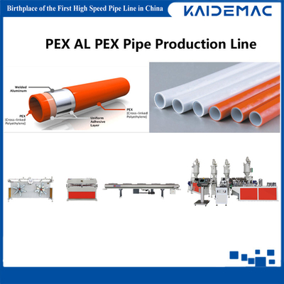 Pex-Al-Pex Rohr-Produktionslinie / Al-Plastik-Überlappungs-Schweißmaschine