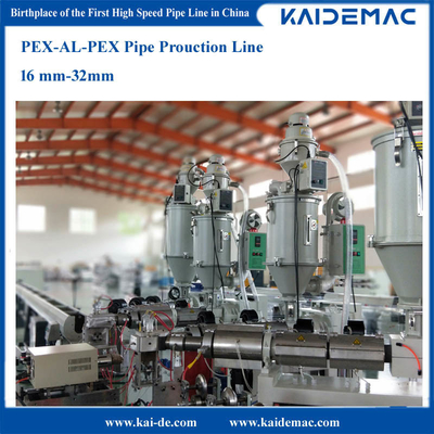 PE / PERT Pex-Al-Pex Rohrmachmaschine Rohrüberlappende Schweißmaschine