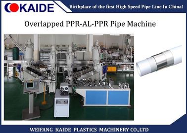 Ppr Al Ppr Pipe Production Line 20mm-63mm, überschnittenes schweißendes PPR-AL PPR Rohr, das Maschine herstellt