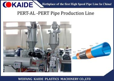 Hohes leistungsfähiges Kunststoffrohr, das Maschine für PERT-AL-PERT-Rohr 16mm-32mm herstellt