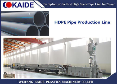 110mm-315mm HDPE Rohr, das Maschine 315mm HDPE Rohr-Extruder-Maschine KAIDE herstellt