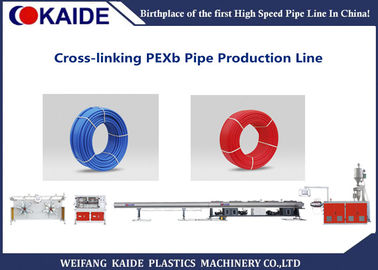 16-63mm PEX Rohr-Verdrängungs-Linie Kreuz verbundenes PEX-Rohr, das Maschine herstellt