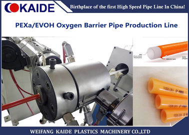 Dauerhafte zusammengesetzte Rohr-Verdrängungs-Linie Sauerstoff-Sperren-Rohr PEXa EVOH, das Maschine herstellt
