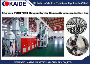 PERT-/EVOHsauerstoff-Sperren-Rohr-Extruder-Maschine 5 Schichten ISO-CER genehmigt
