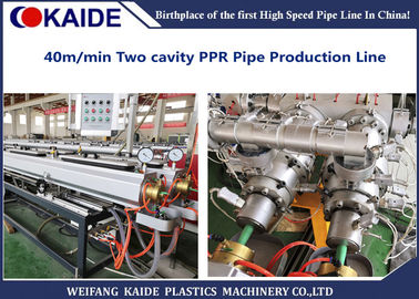 PPRC-Wasserleitungs-Produktions-Maschinen-Geschwindigkeit 40m/minimale Wasserleitungs-Extruder-Maschine